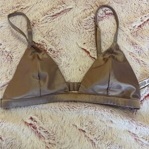 Victoria's Secret Satin Bralette - Rose Xs